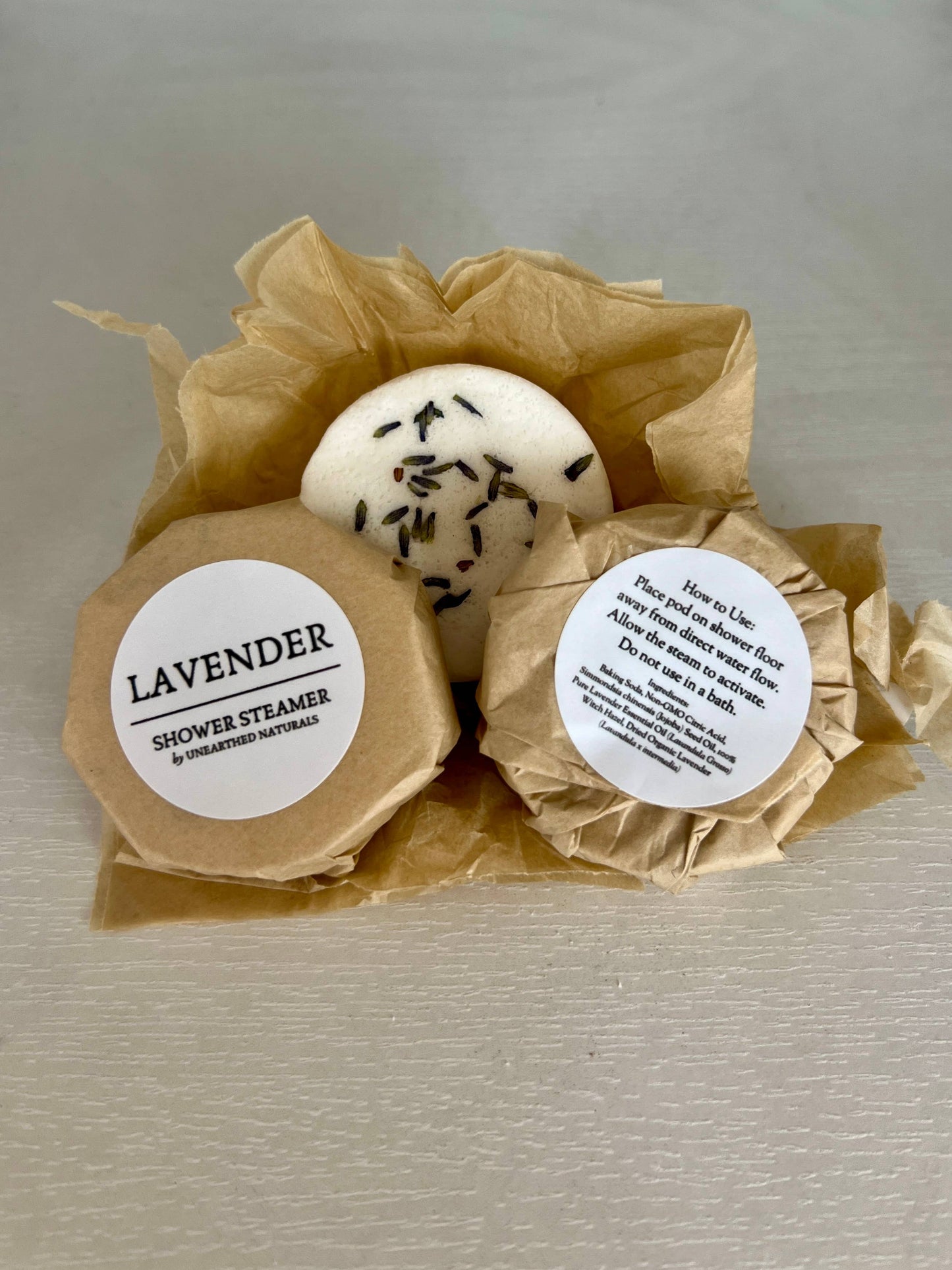 Lavender Botanical Shower Steamer