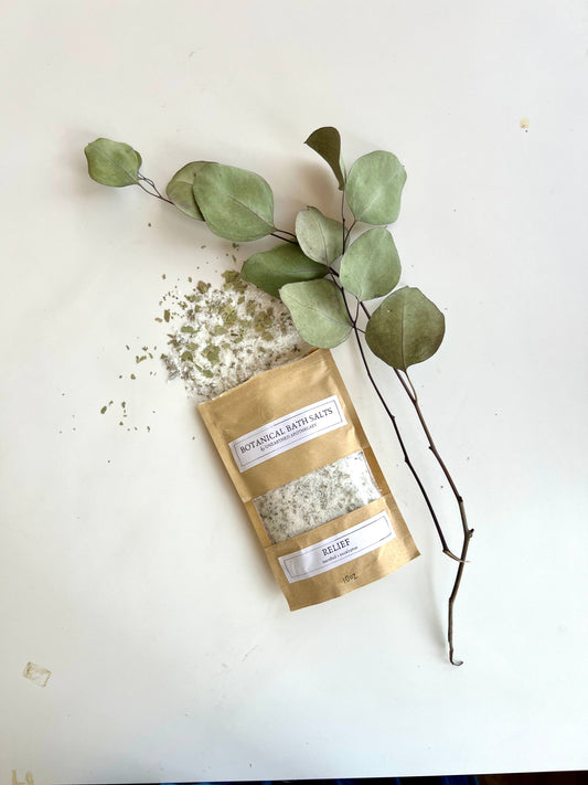 Relief - Menthol Eucalyptus Bath Salts for Cold and Flu