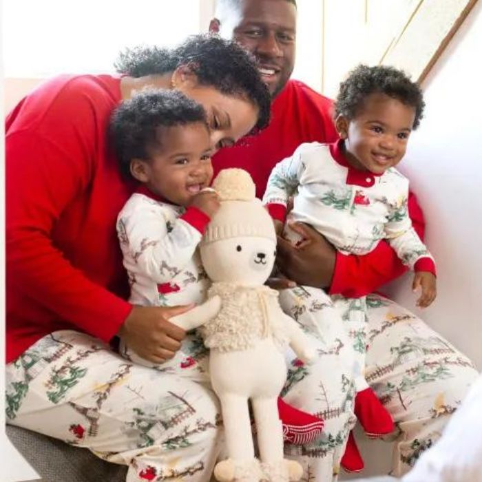 Organic Baby & Toddler Christmas Pajamas - Santa's Sleigh