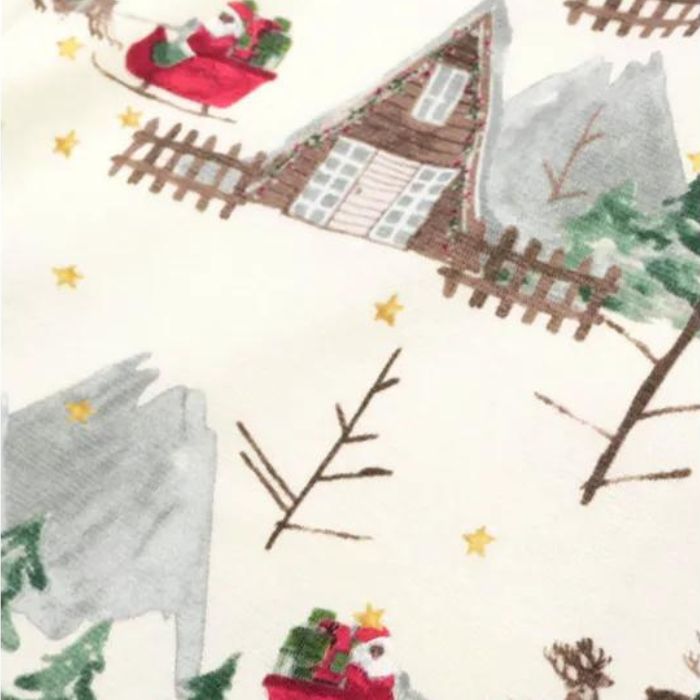 Organic Baby & Toddler Christmas Pajamas - Santa's Sleigh