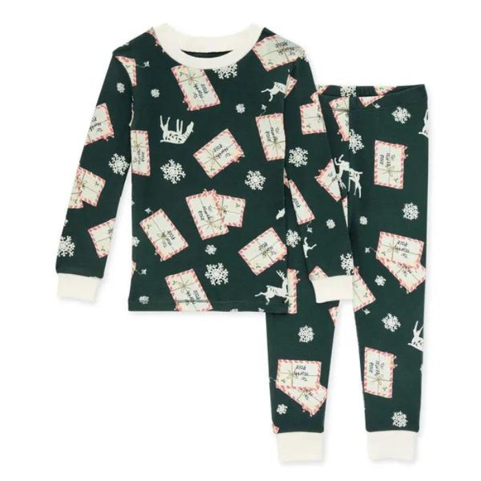 Organic Baby & Toddler & Kid Christmas Pajamas - Letters to Santa