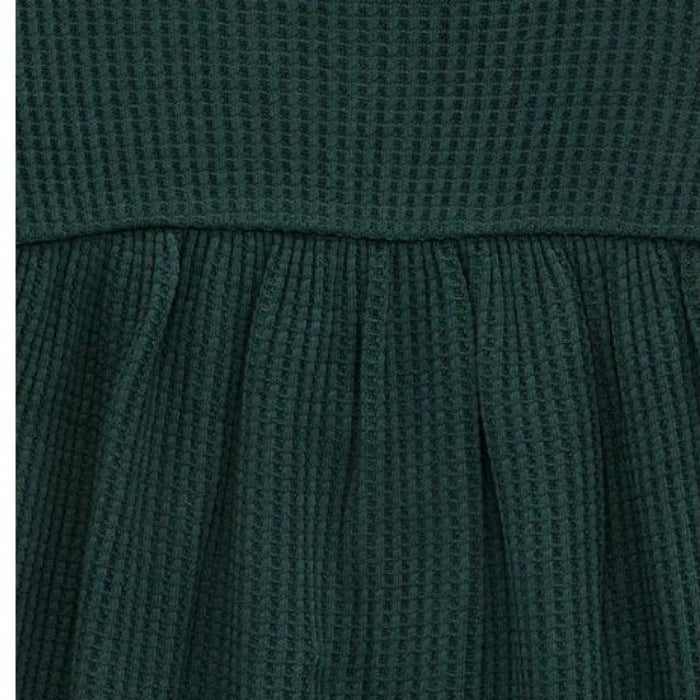 Organic Baby Ruffle Thermal Jumpsuit