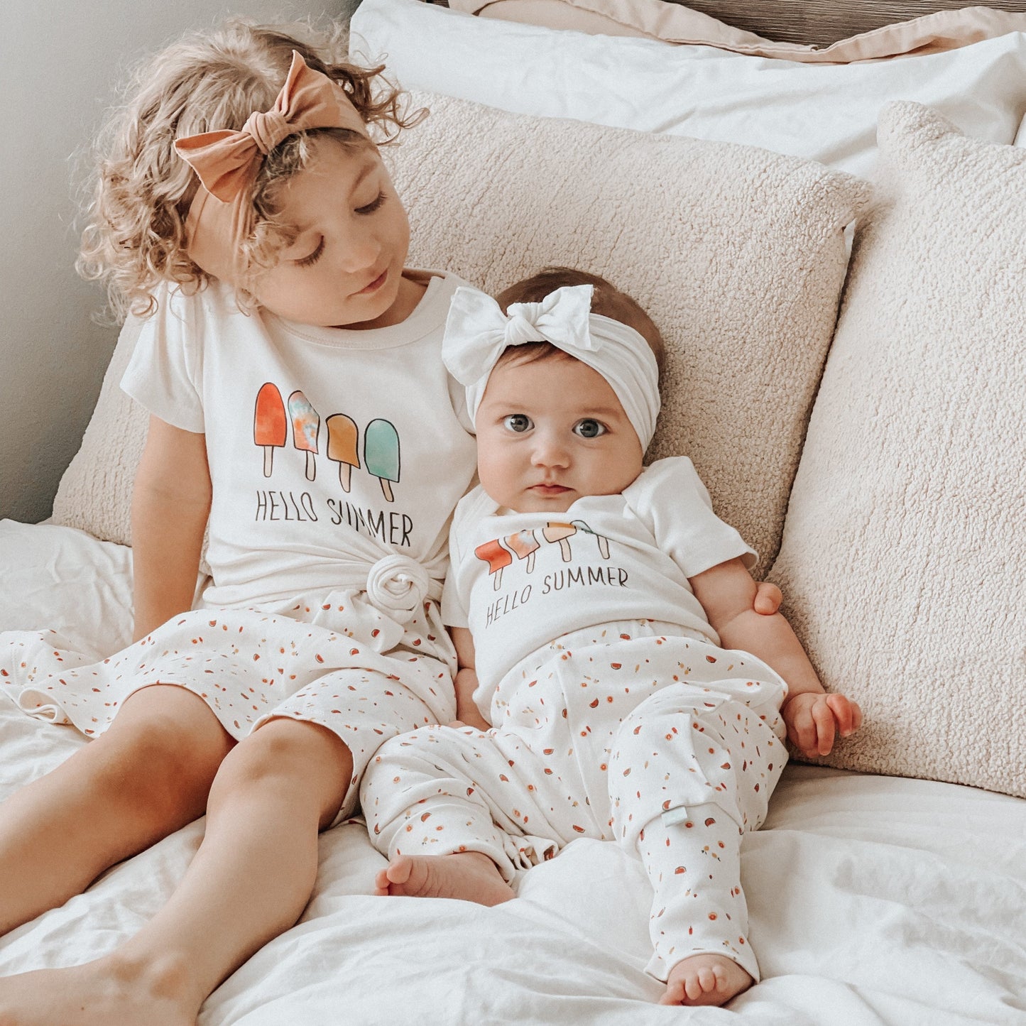 Organic Toddler Graphic Tee - Hello Summer
