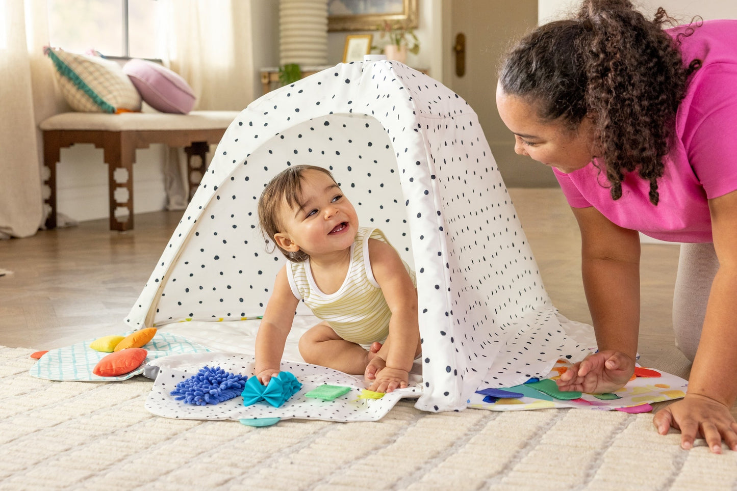 The Play Gym - Baby Activity & Tummy Time Mat