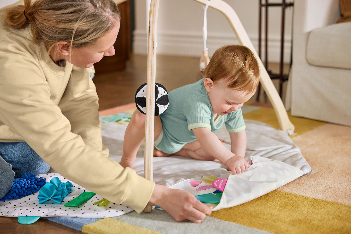 The Play Gym - Baby Activity & Tummy Time Mat