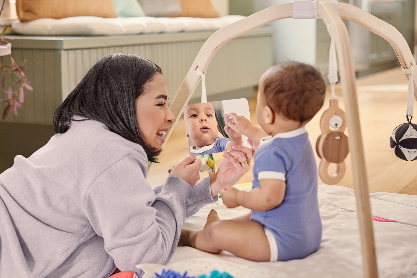 The Play Gym - Baby Activity & Tummy Time Mat