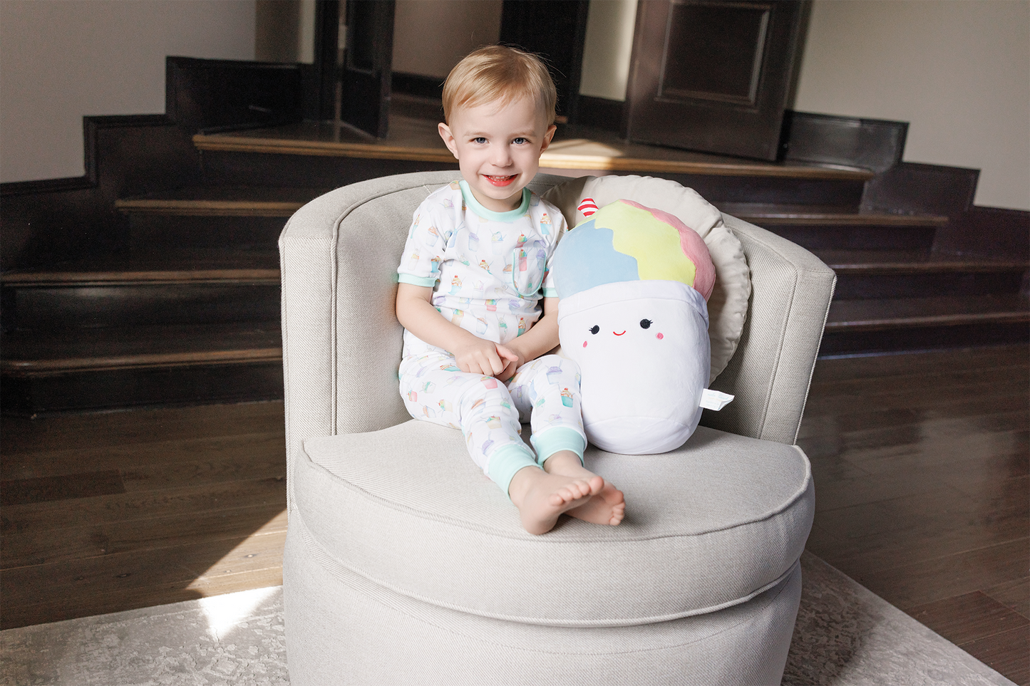 Baby & Toddler Organic Cotton Snoball Pajamas