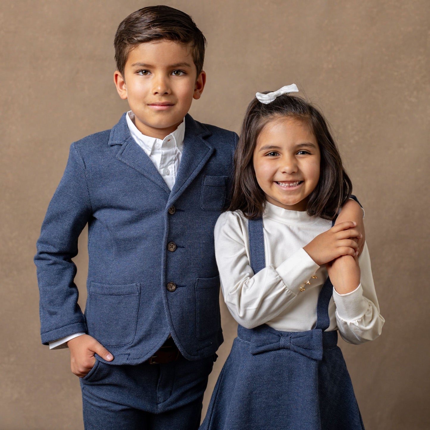 Boys Fleece Blazer - Navy