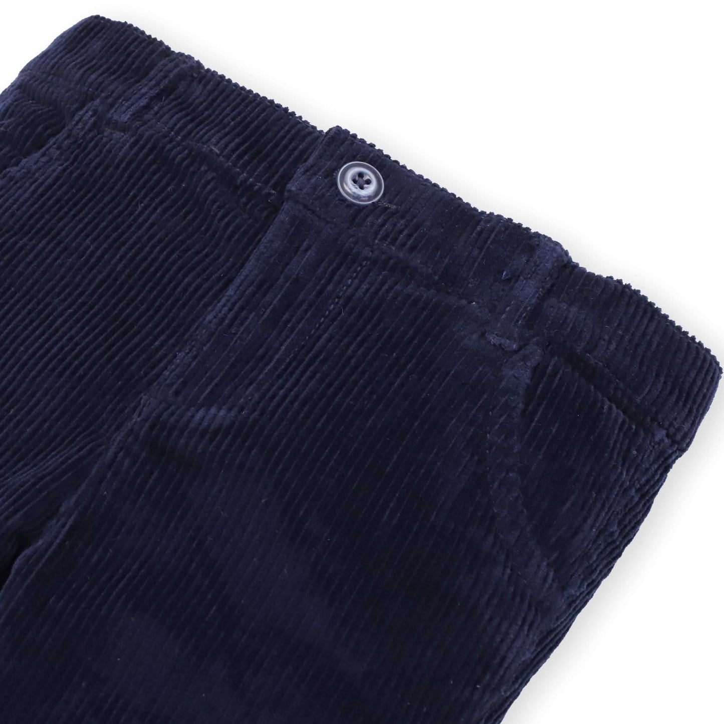 Girls Organic Straight Leg Corduroy Pant - Navy