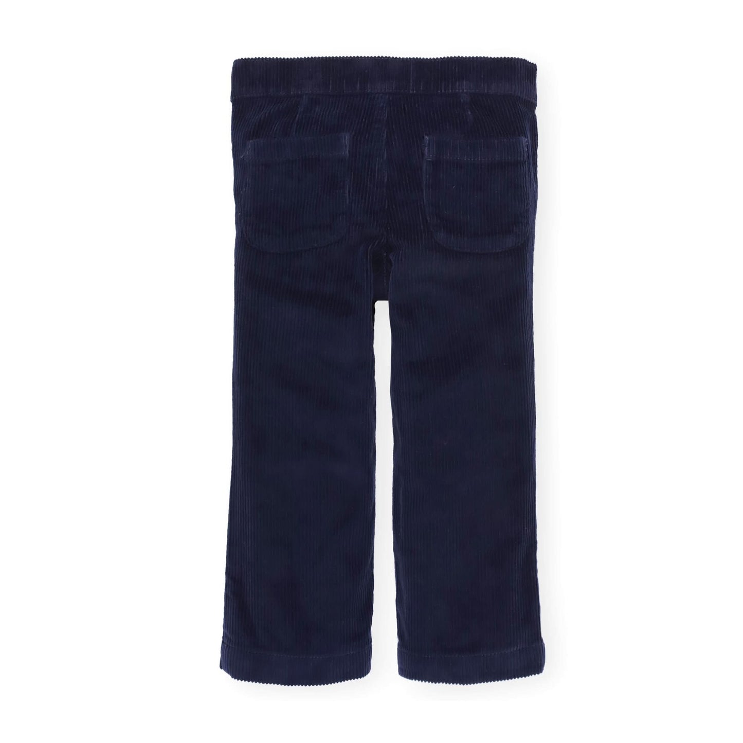Girls Organic Straight Leg Corduroy Pant - Navy
