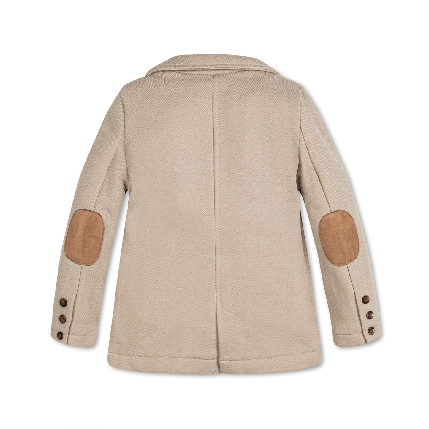 Baby Boy Fleece Blazer - Taupe