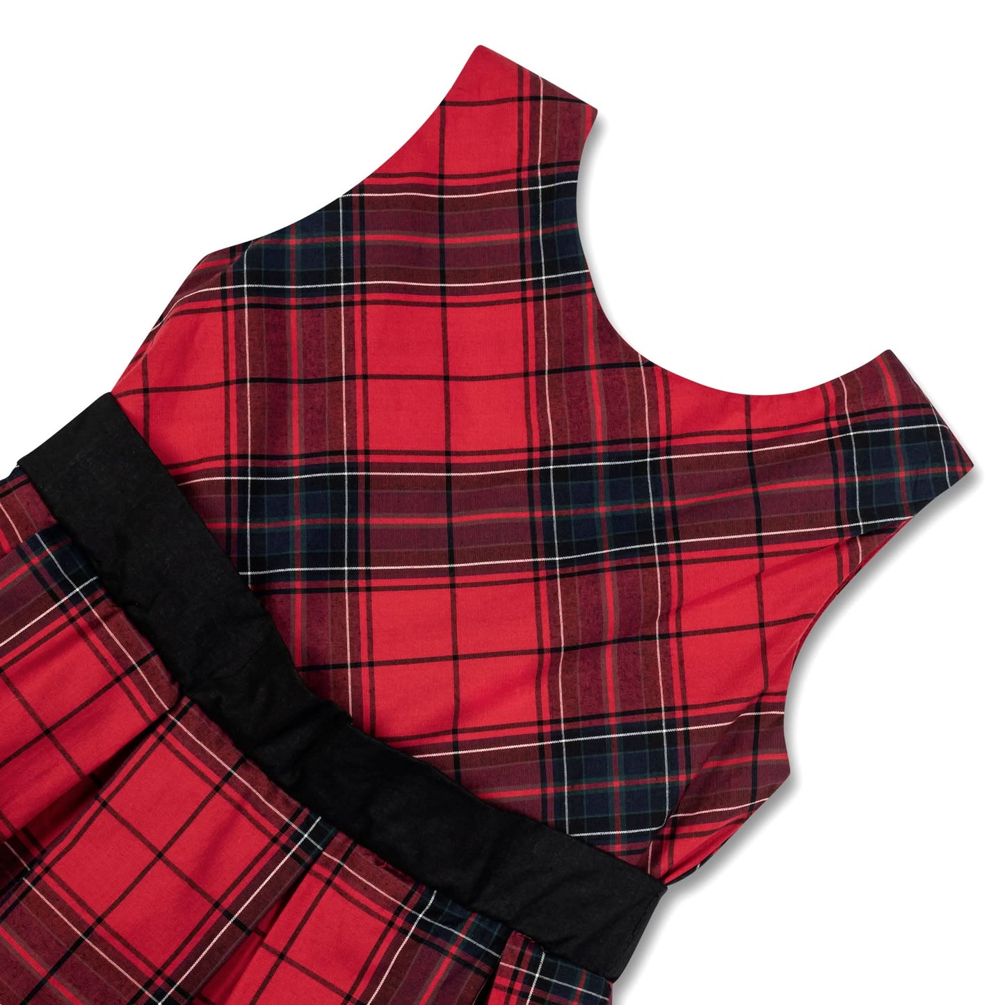 Organic Girls Red Holiday Plaid Dress