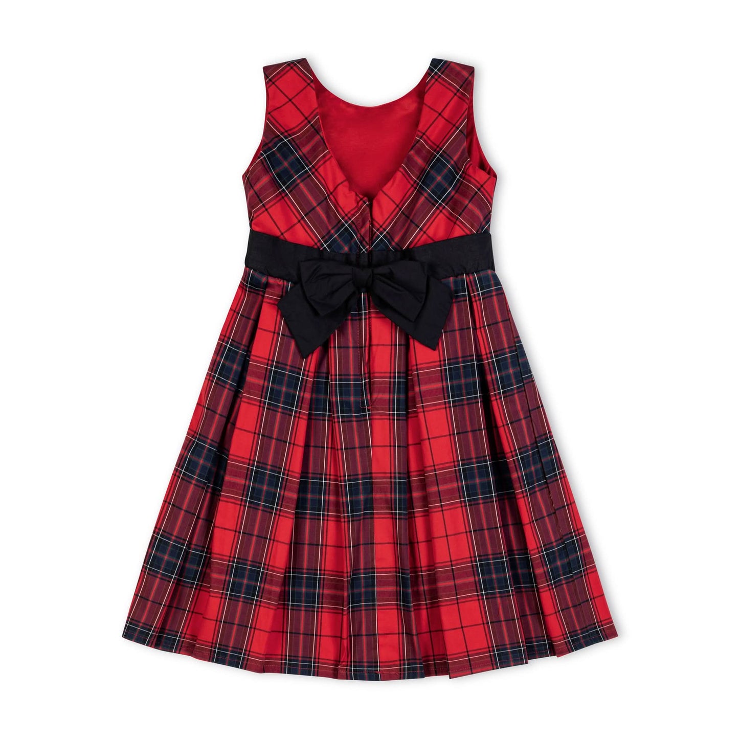 Organic Girls Red Holiday Plaid Dress