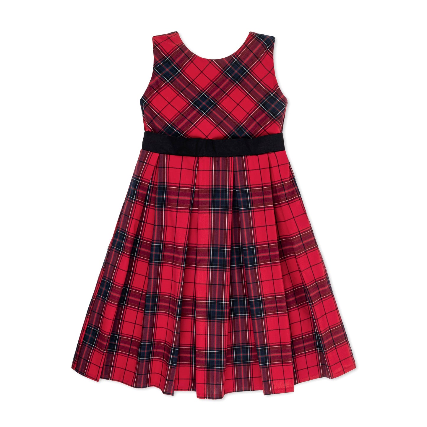 Organic Girls Red Holiday Plaid Dress
