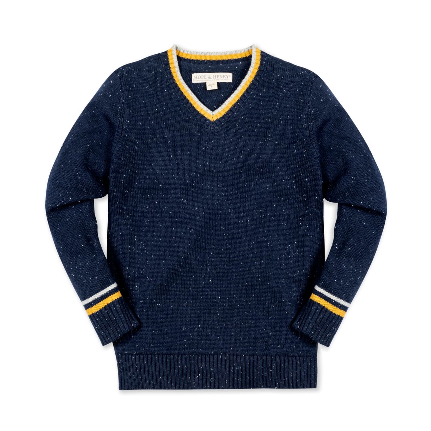Boys Organic V-Neck Sweater