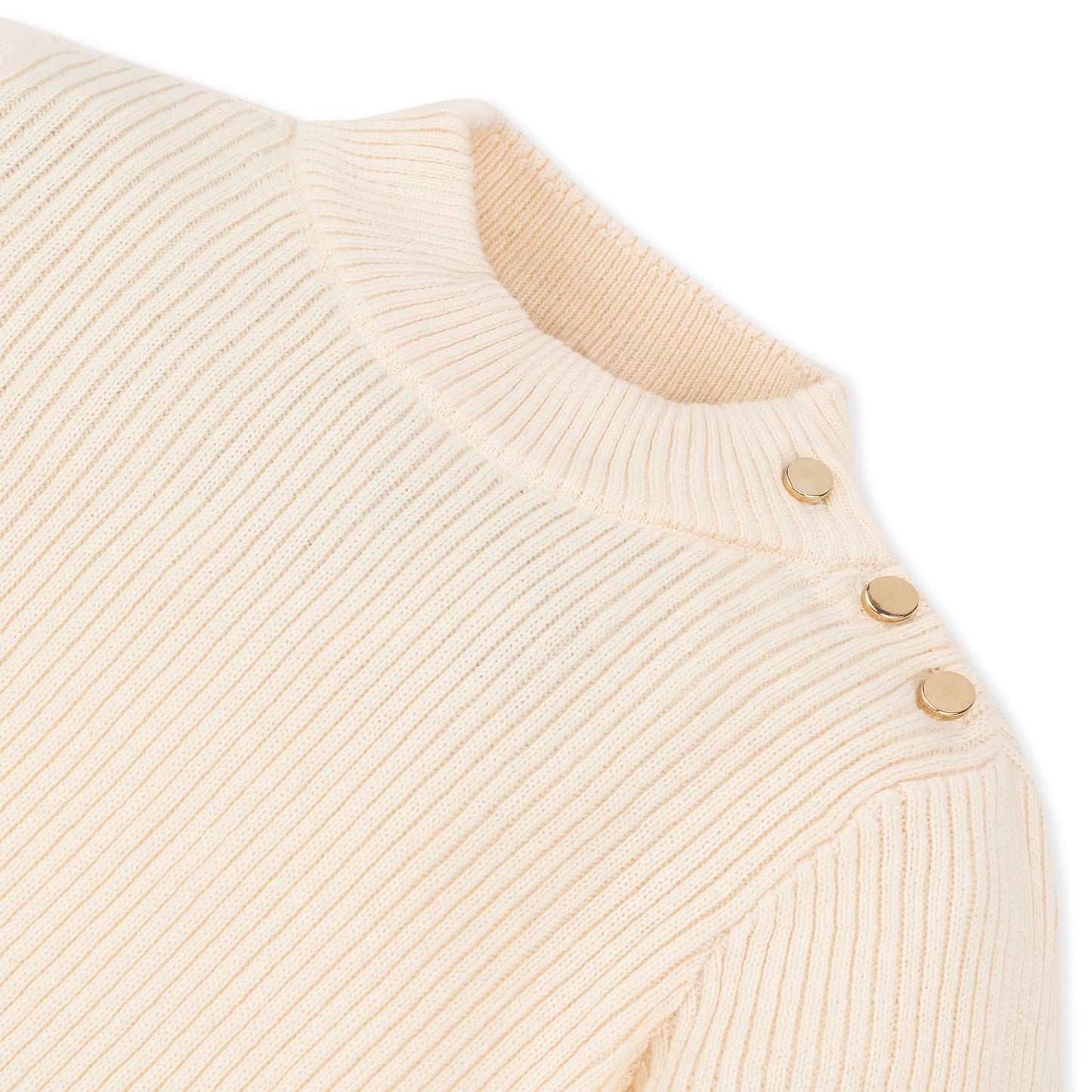 Girls Organic Mock Neck Sweater