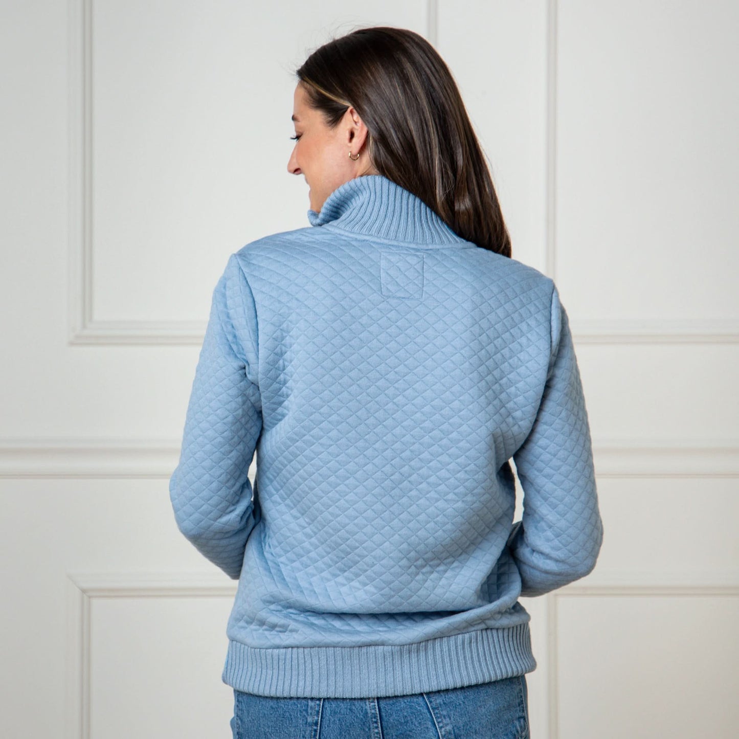 Women's Quilted Half Zip Pullover