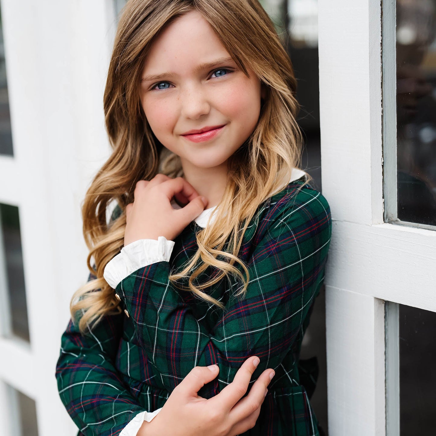 Organic Girls Ruffle Cuff Party Dress