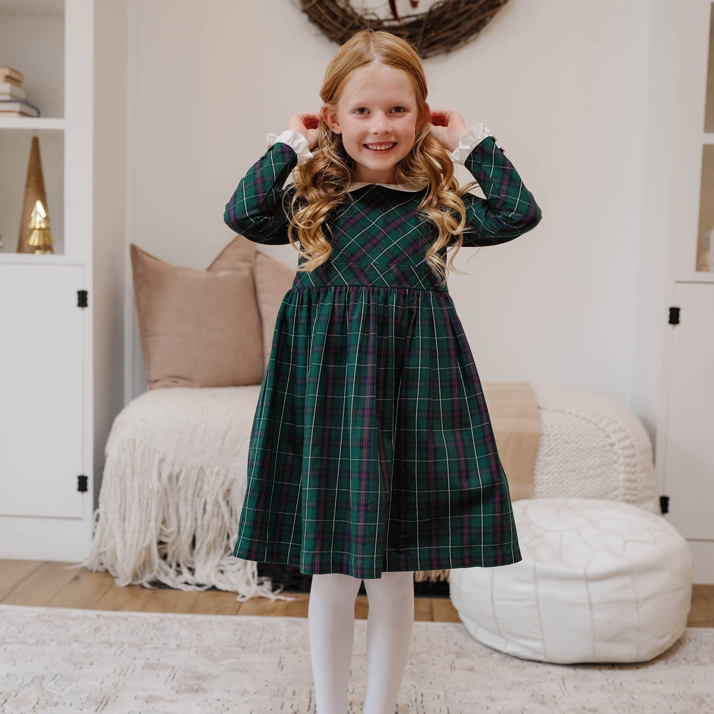 Organic Girls Ruffle Cuff Party Dress