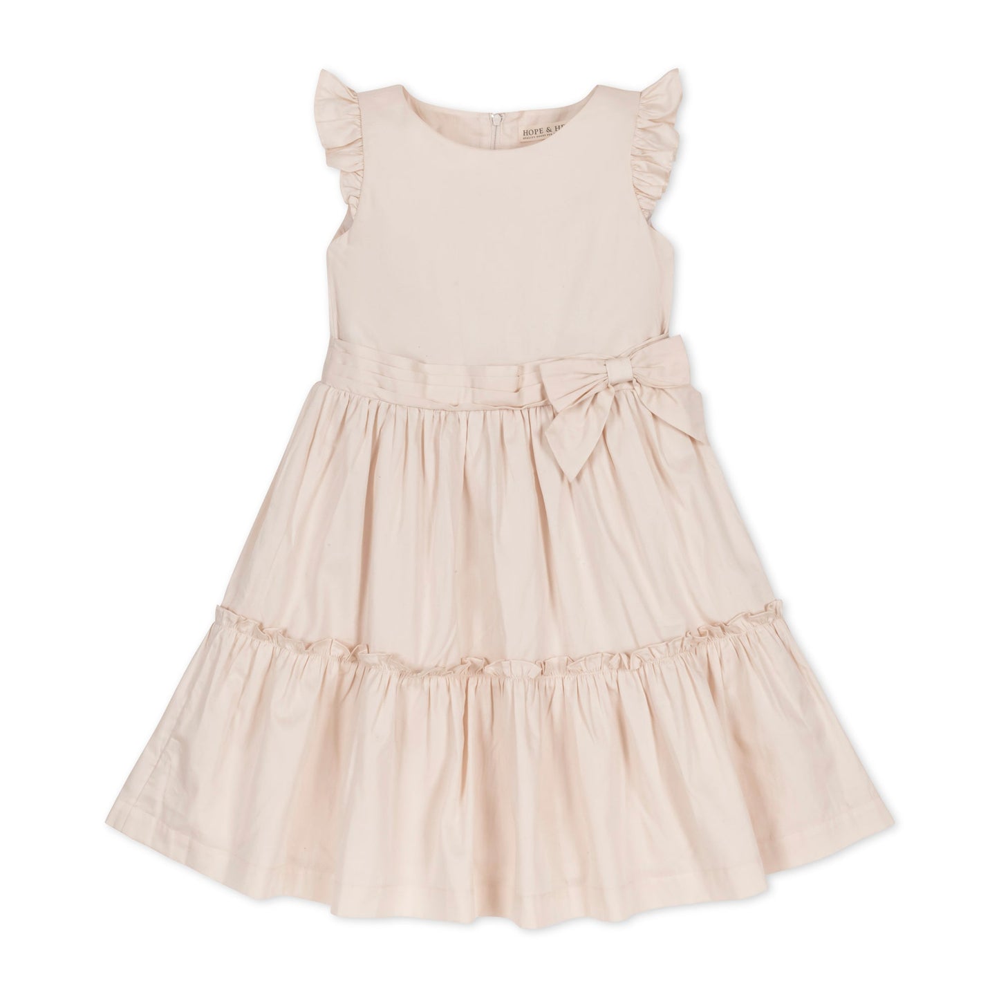 Baby Girl Organic Tiered Sateen Party Dress