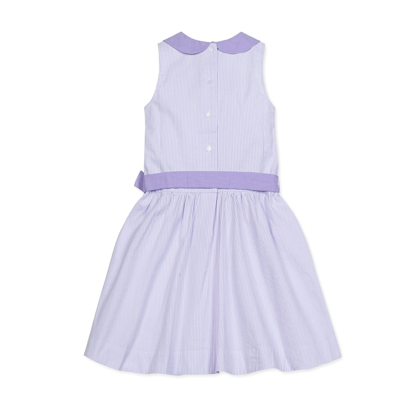 Organic Girls Seersucker Peter Pan Collar Dress