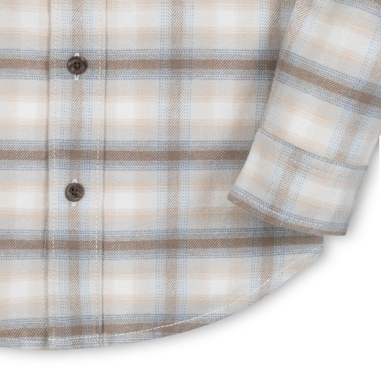 Boys Organic Flannel Plaid Shirt