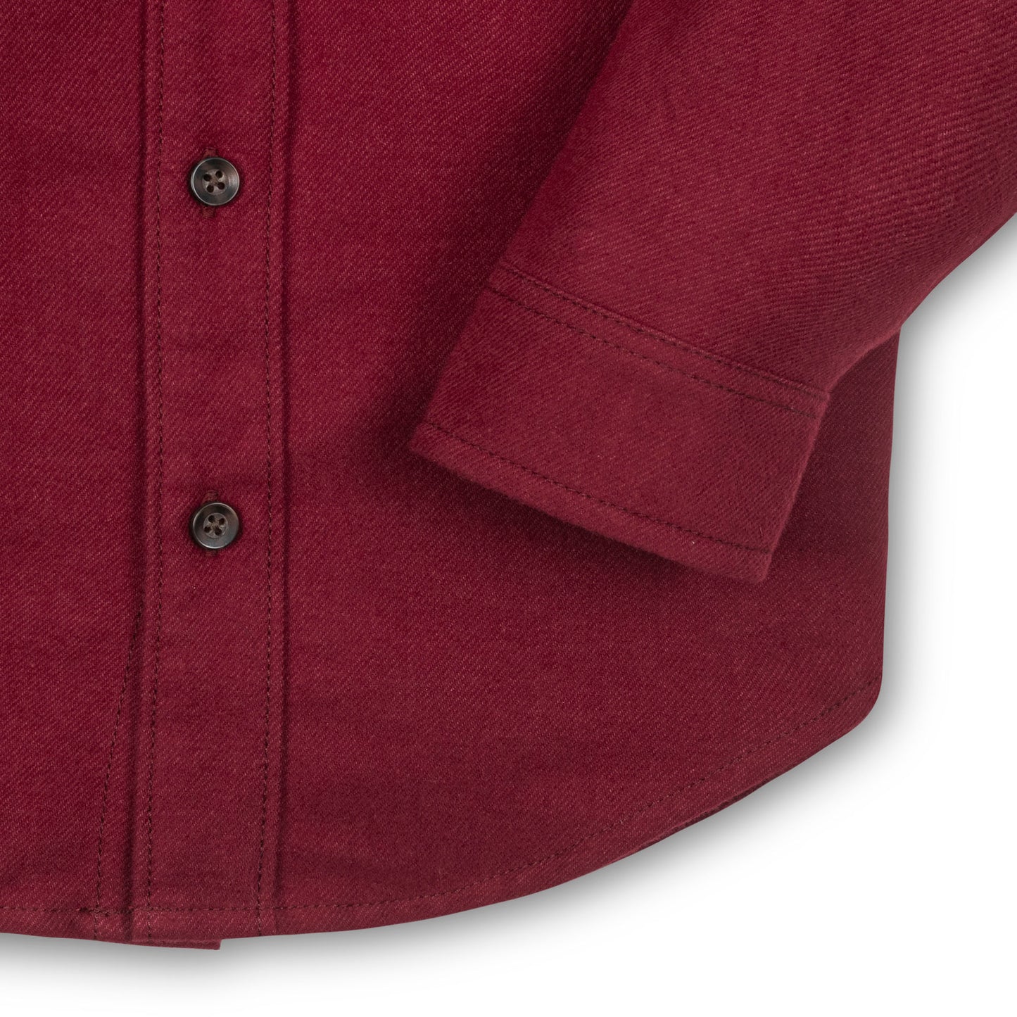 Boys Organic Flannel Shirt - Oxblood