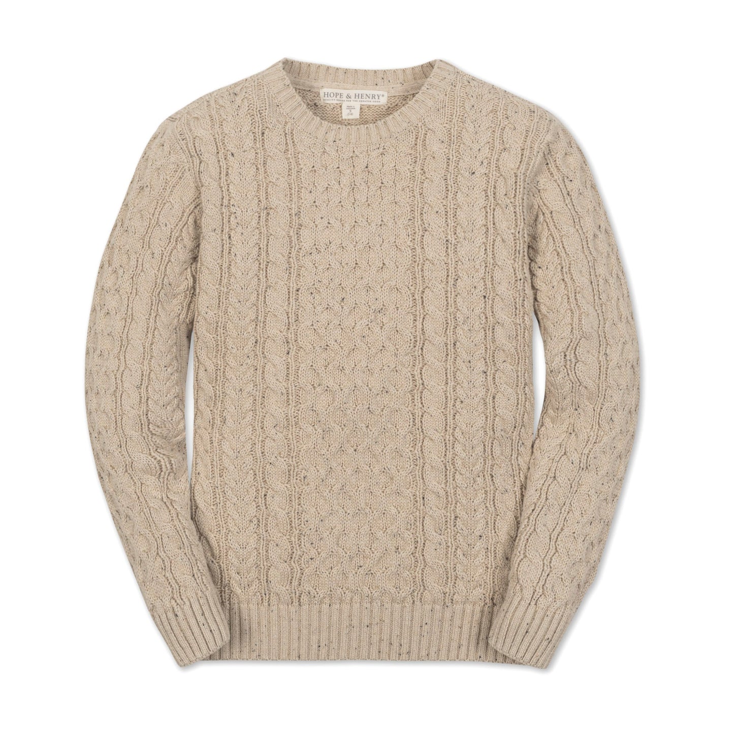 Boys Organic Fisherman Sweater