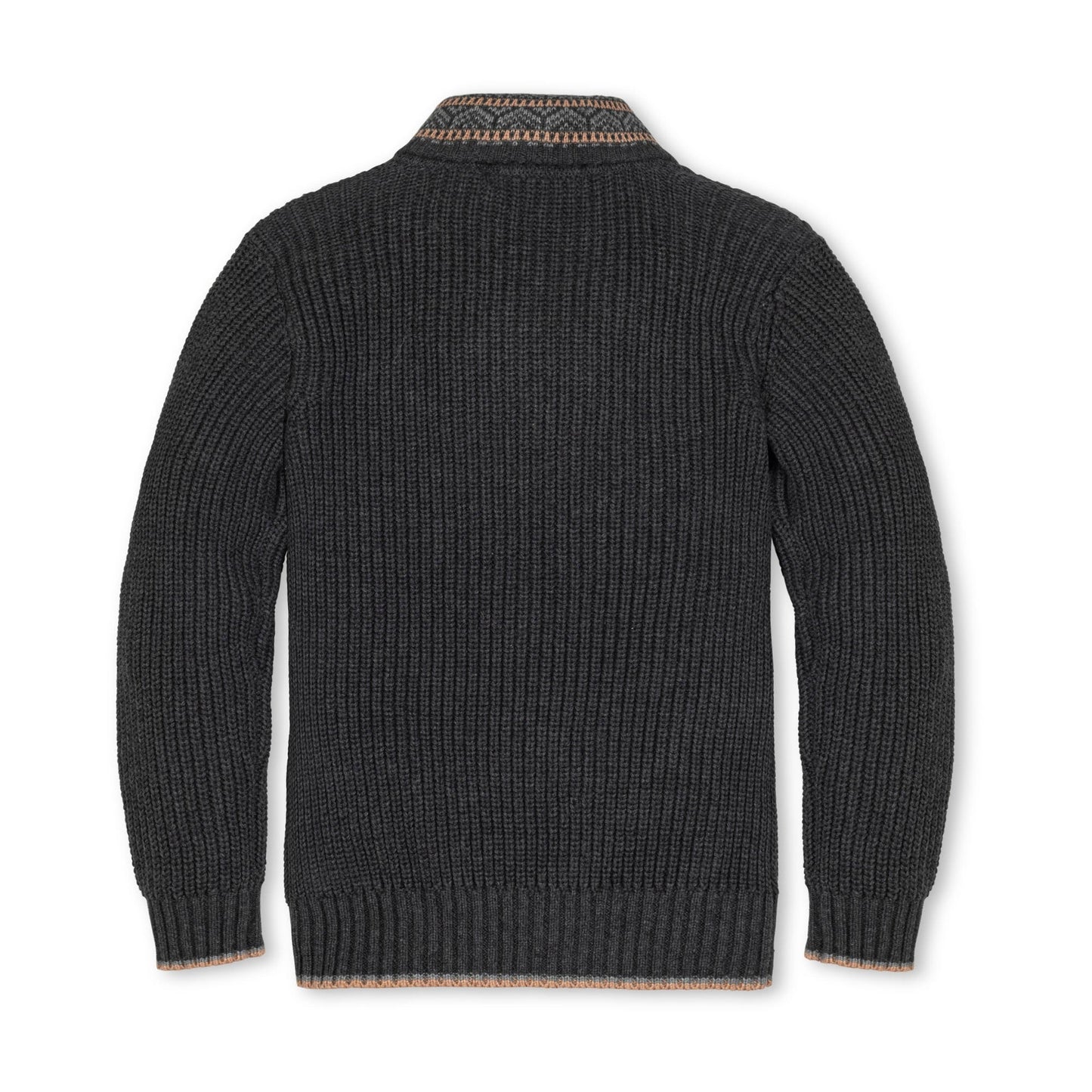 Boys Organic Shawl Collar Sweater
