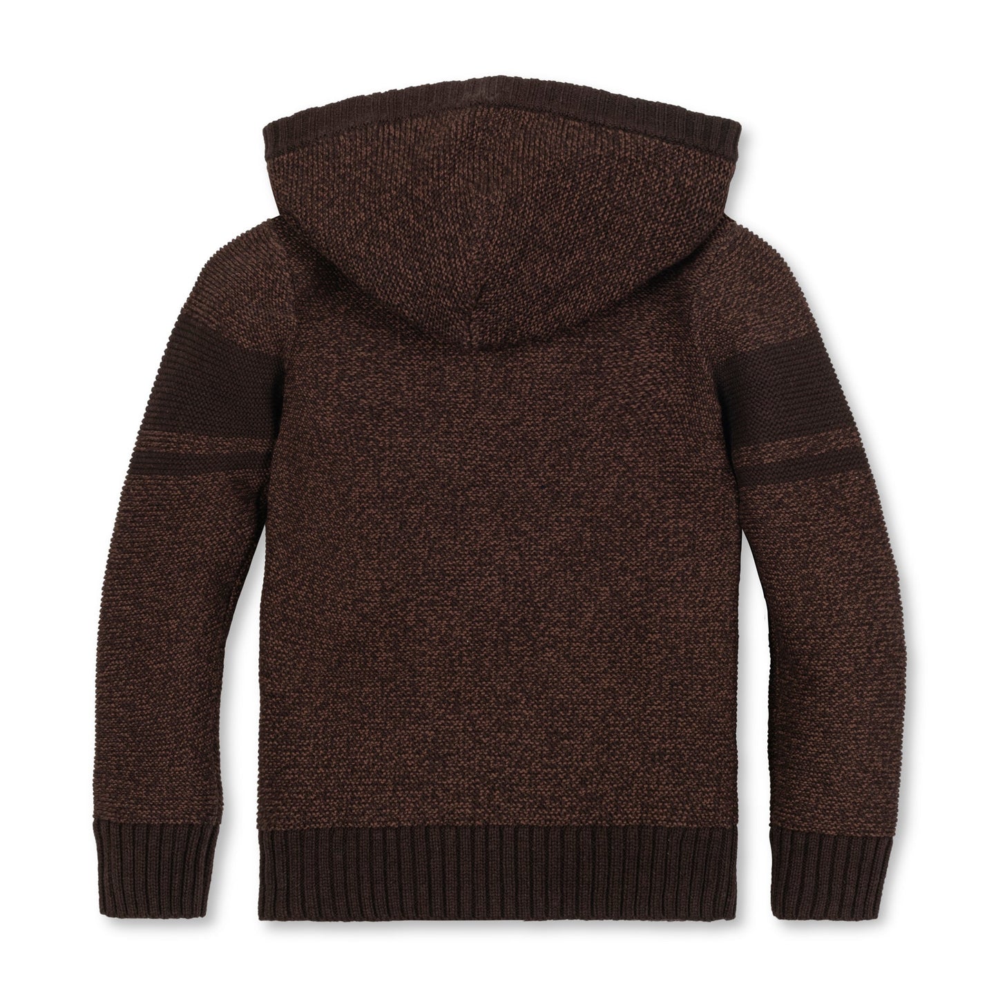 Boys Organic Hooded Henley Sweater
