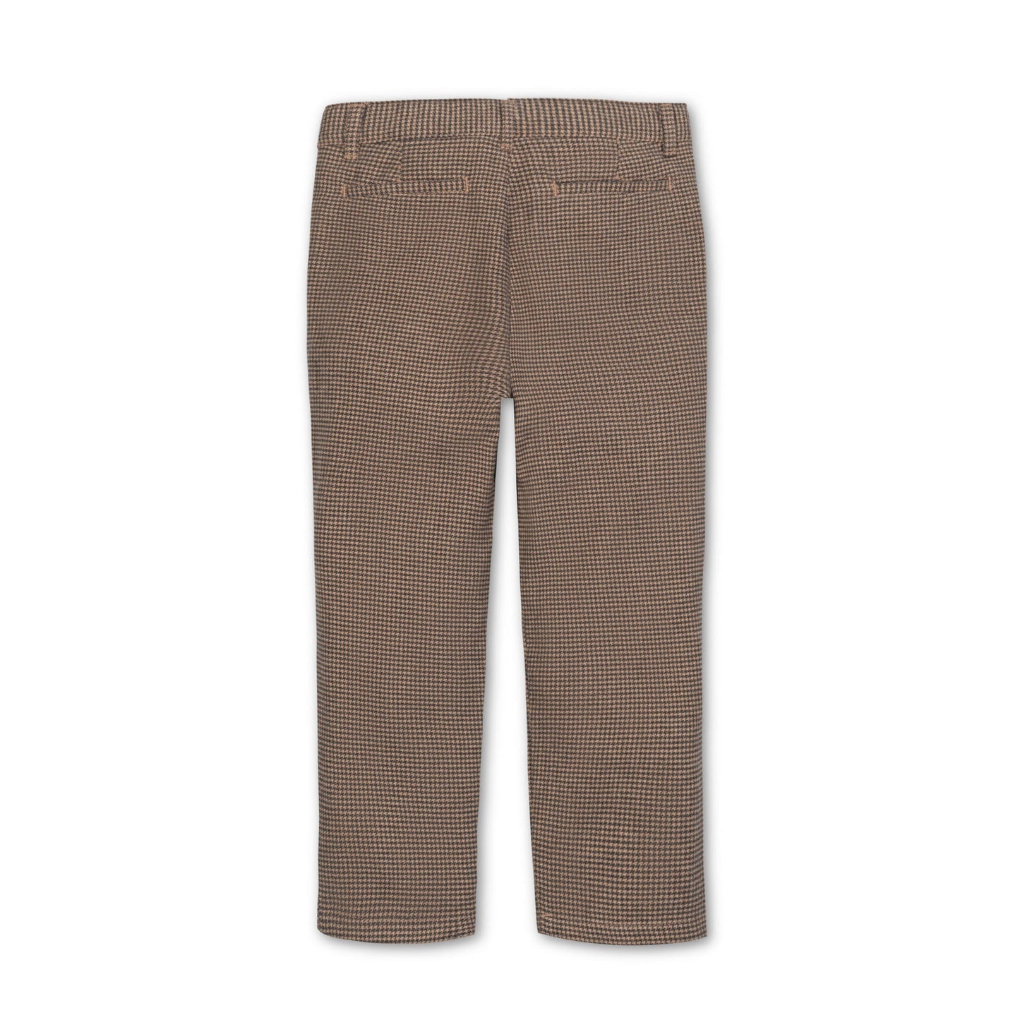 Boys Organic Brushed Houndstooth Suit Pant