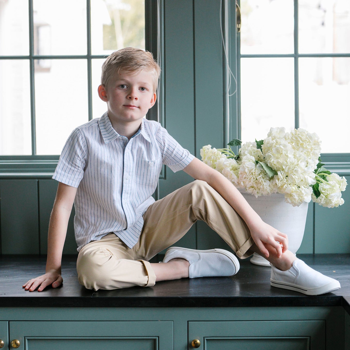 Boys Organic Skinny Stretch Chino