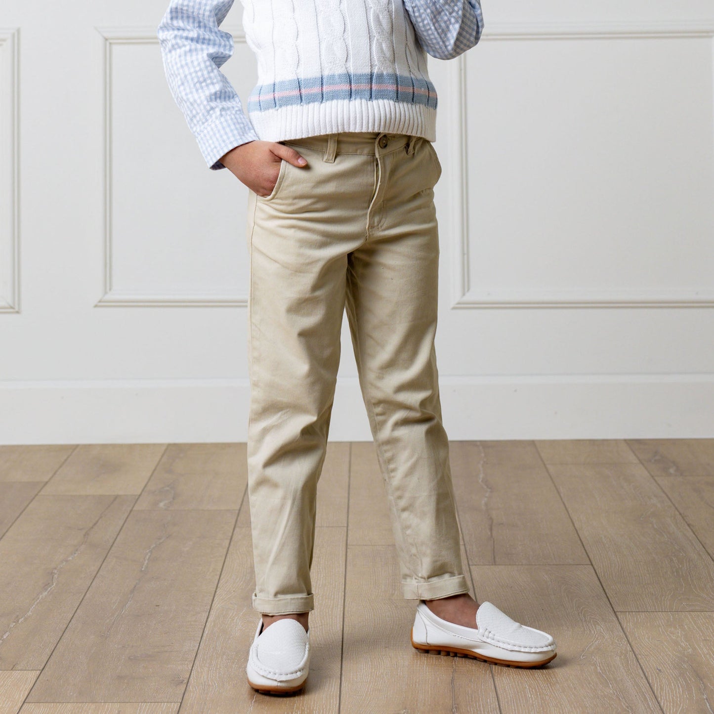 Boys Organic Skinny Stretch Chino