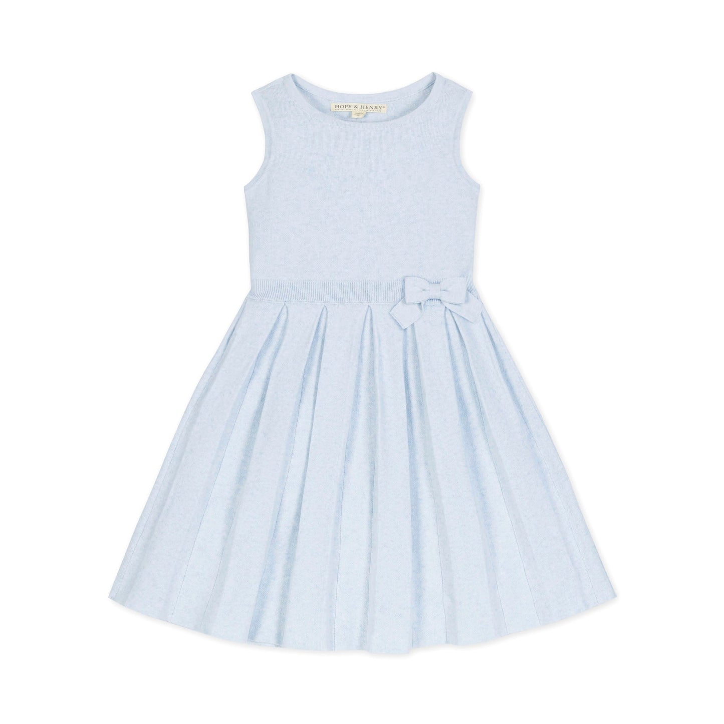 Organic Girls Pleated Sweater Dress