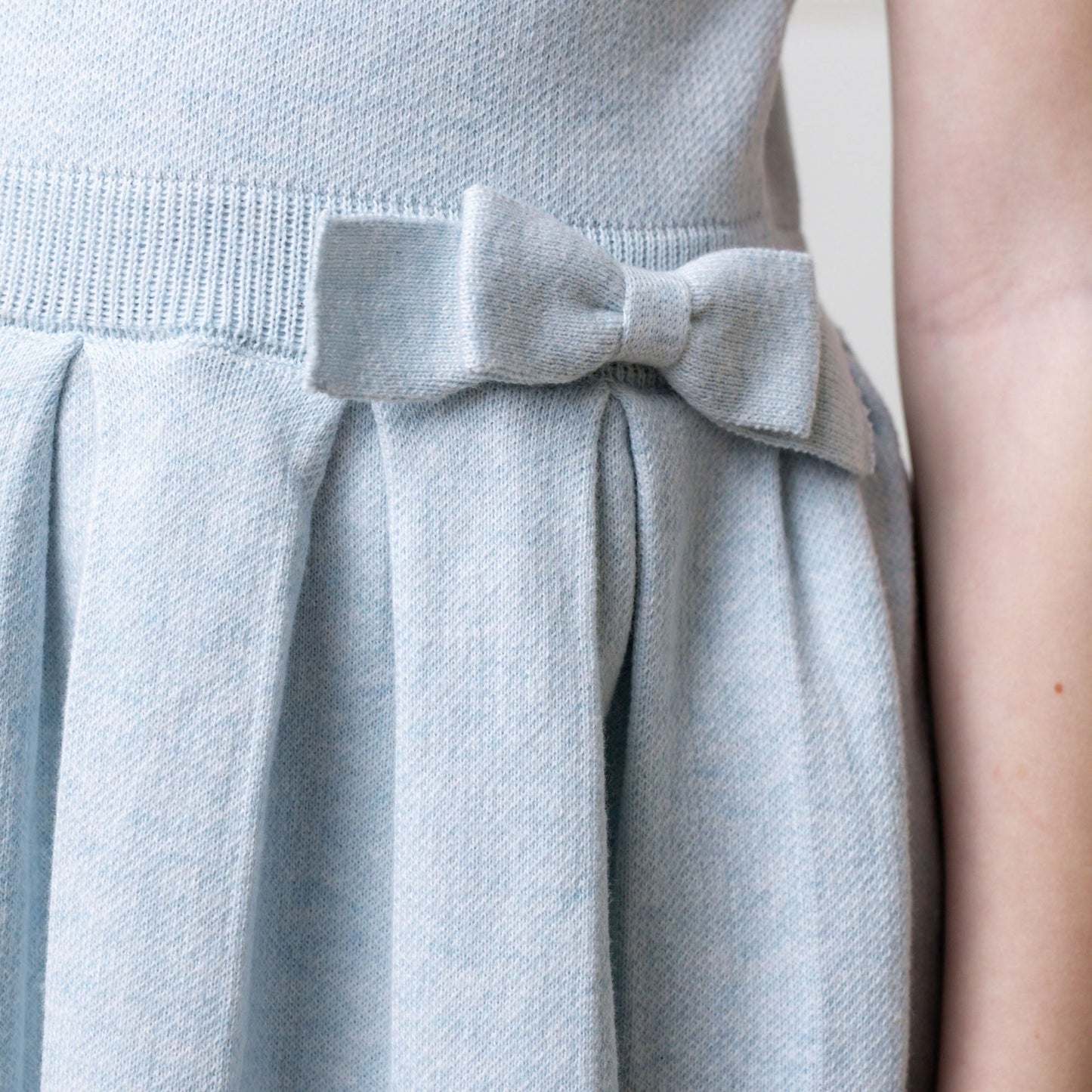 Organic Girls Pleated Sweater Dress