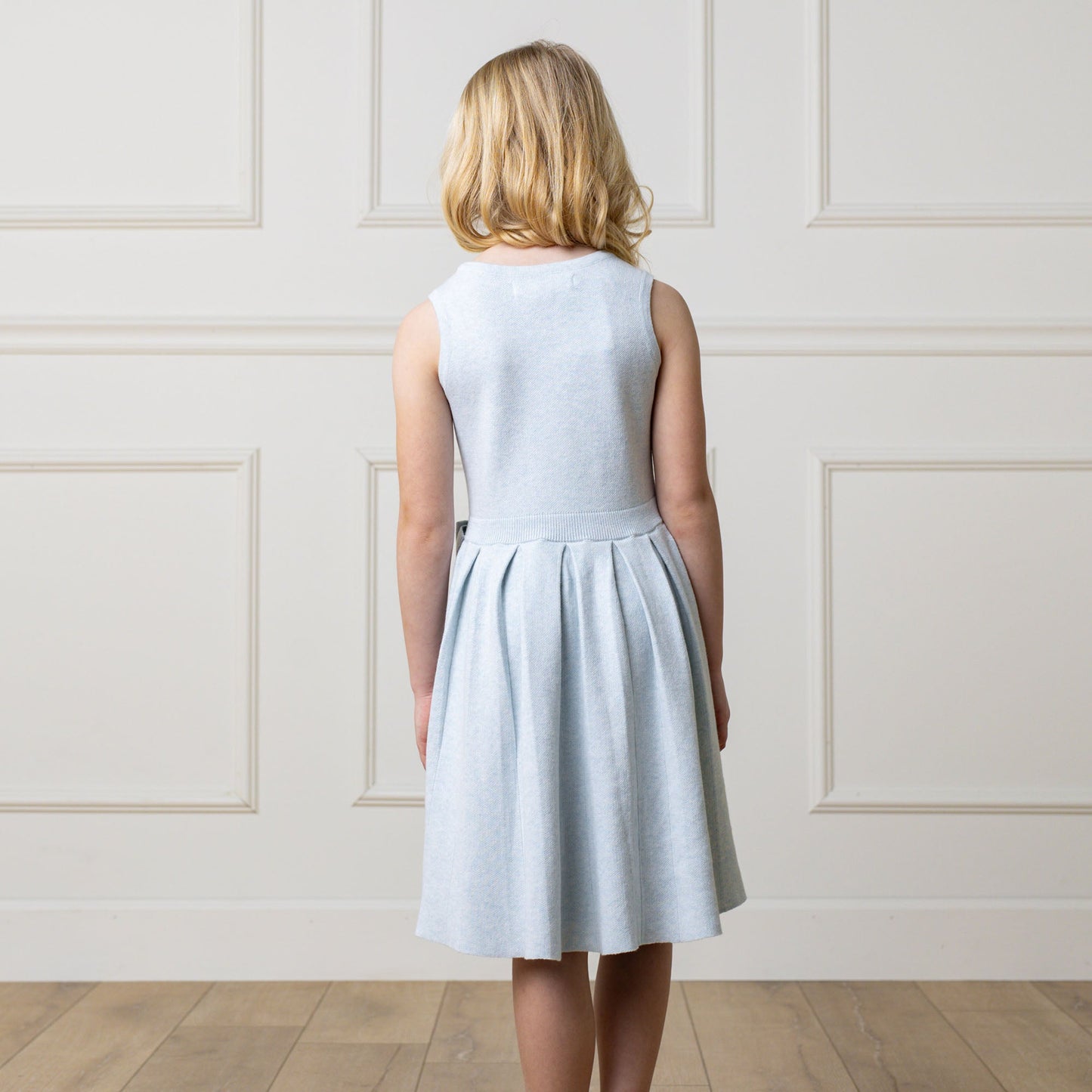 Organic Girls Pleated Sweater Dress