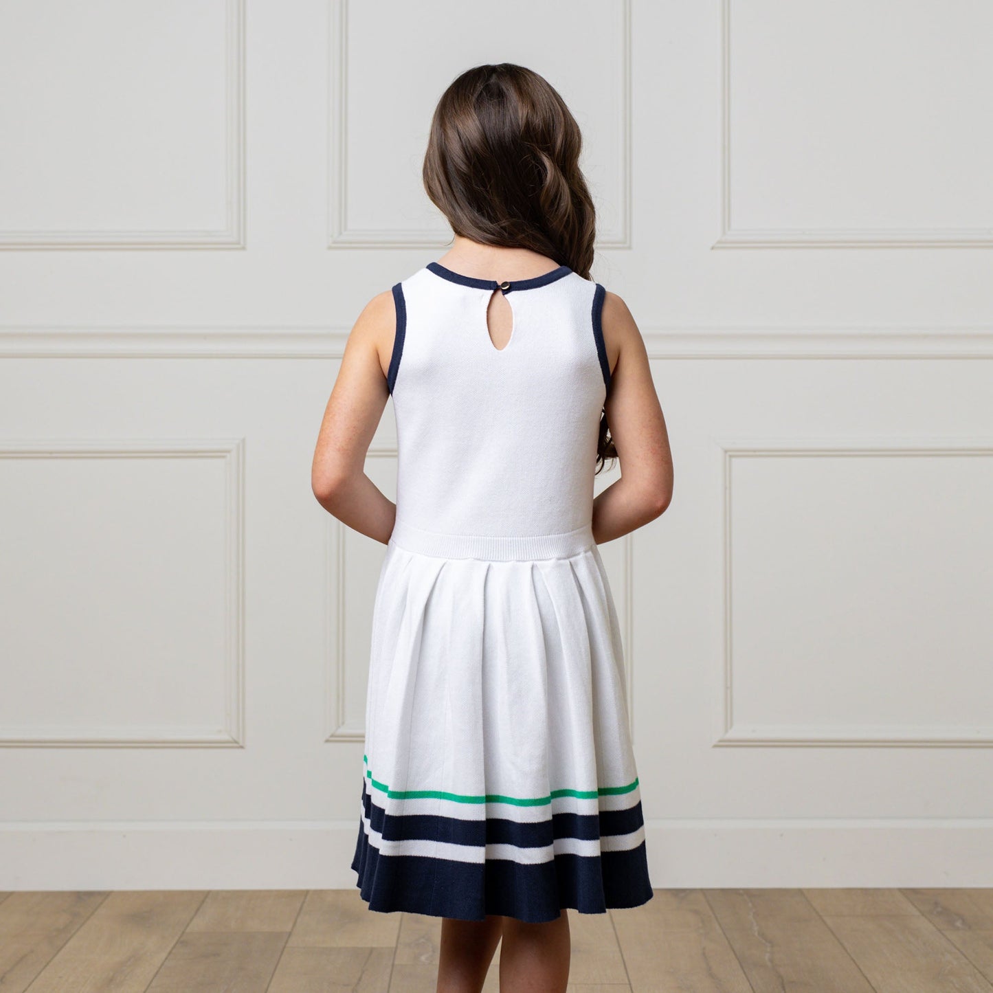 Organic Girls Sleeveless Tennis Sweater Dress