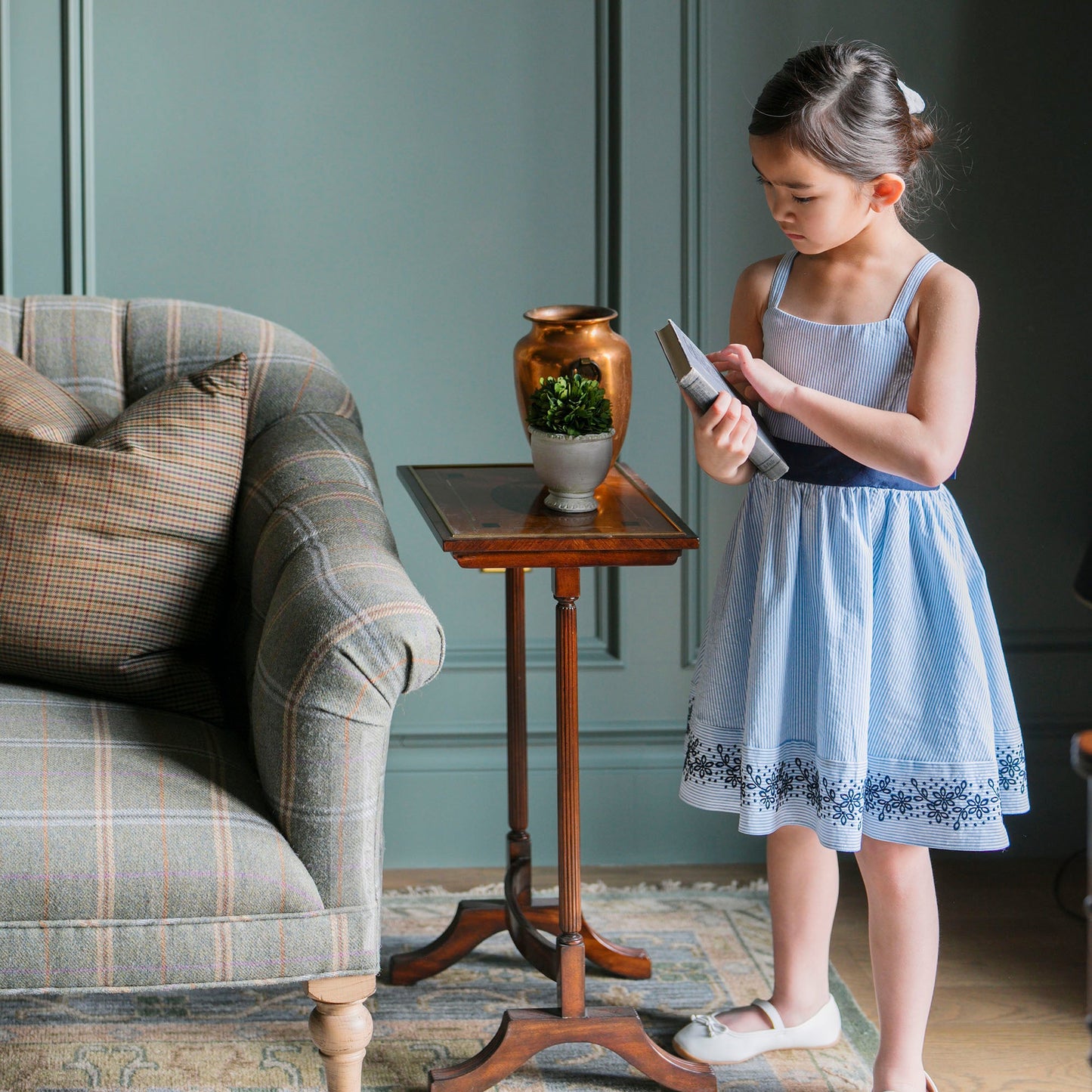 Organic Girls Embroidered Special Sundress