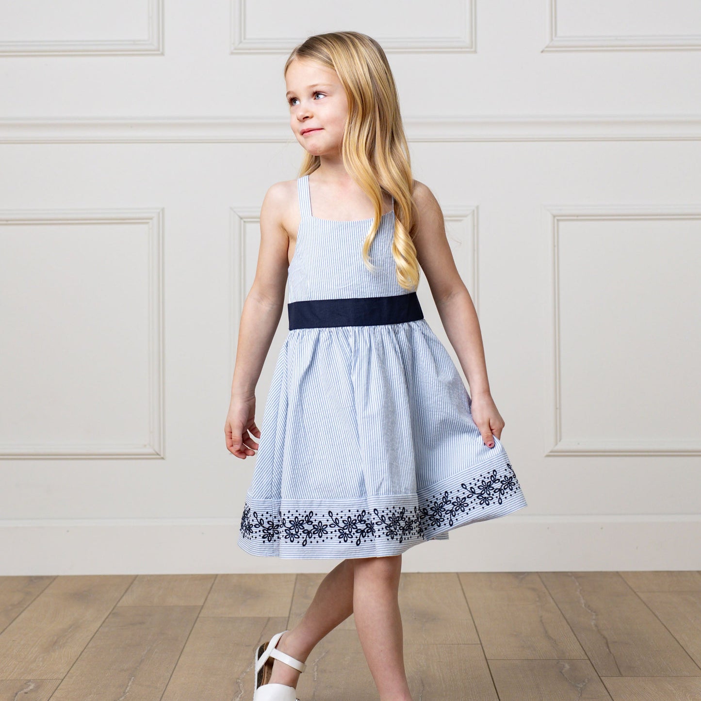 Organic Girls Embroidered Special Sundress