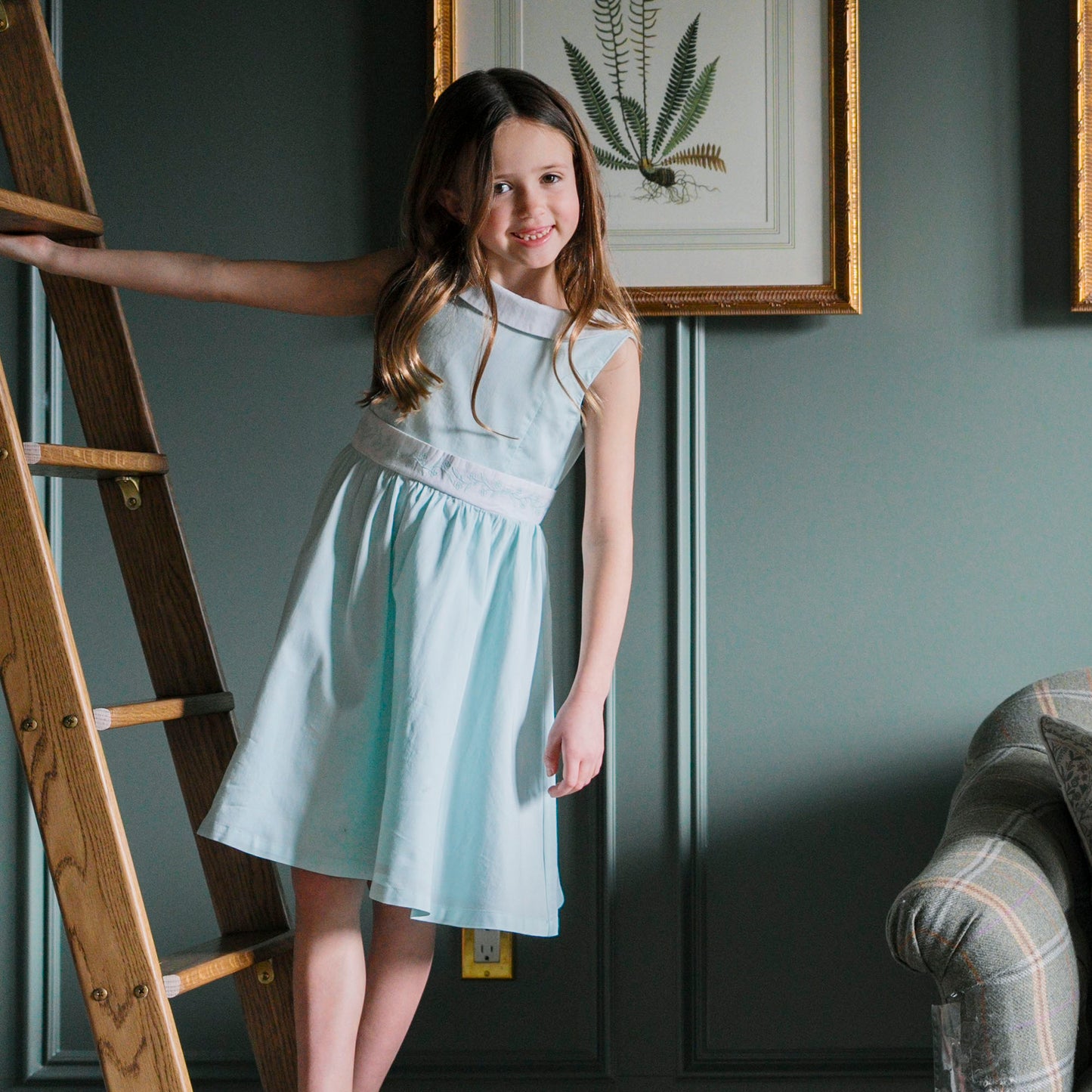 Organic Girls Sateen Party Dress