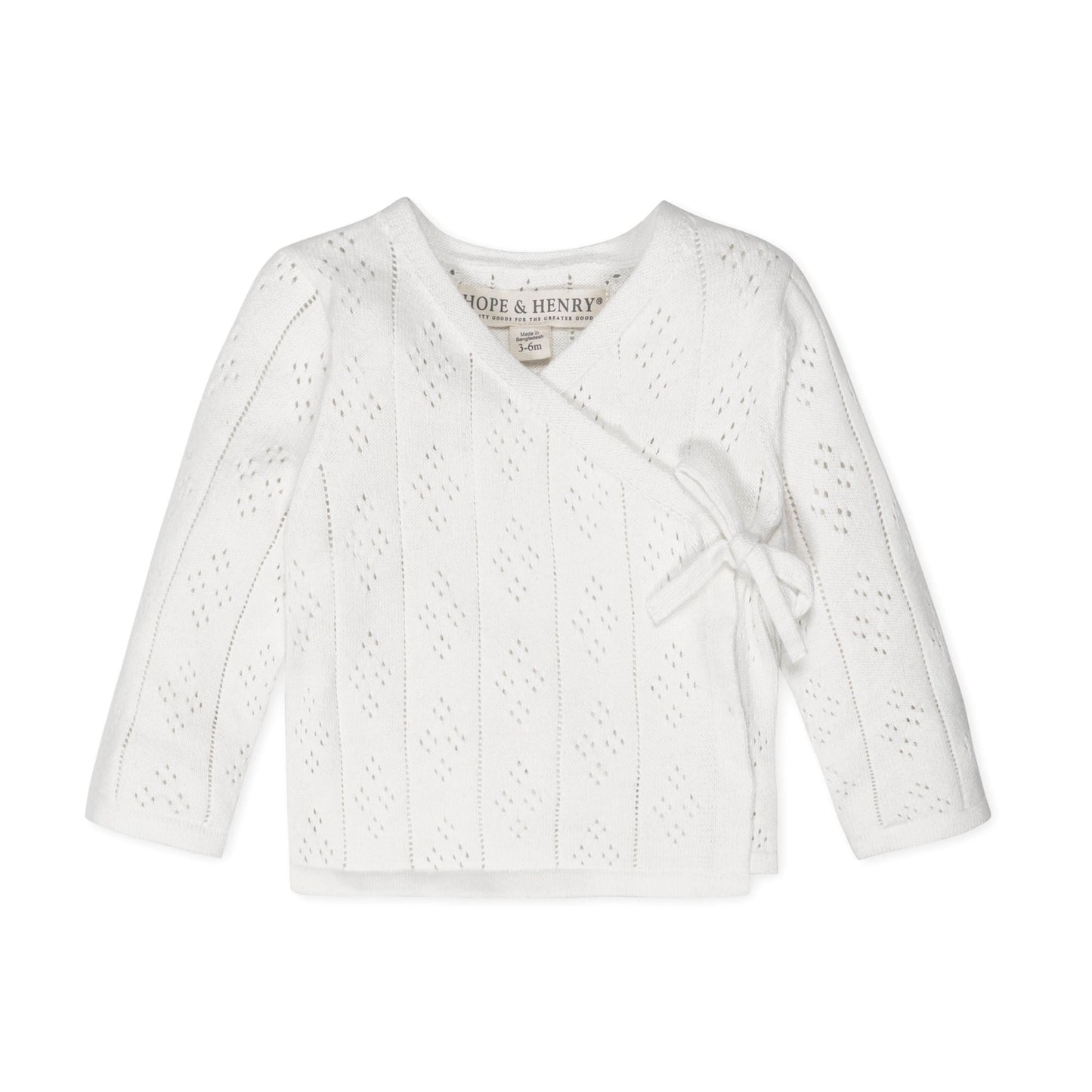 Baby Organic Pointelle Sweater and Legging Set