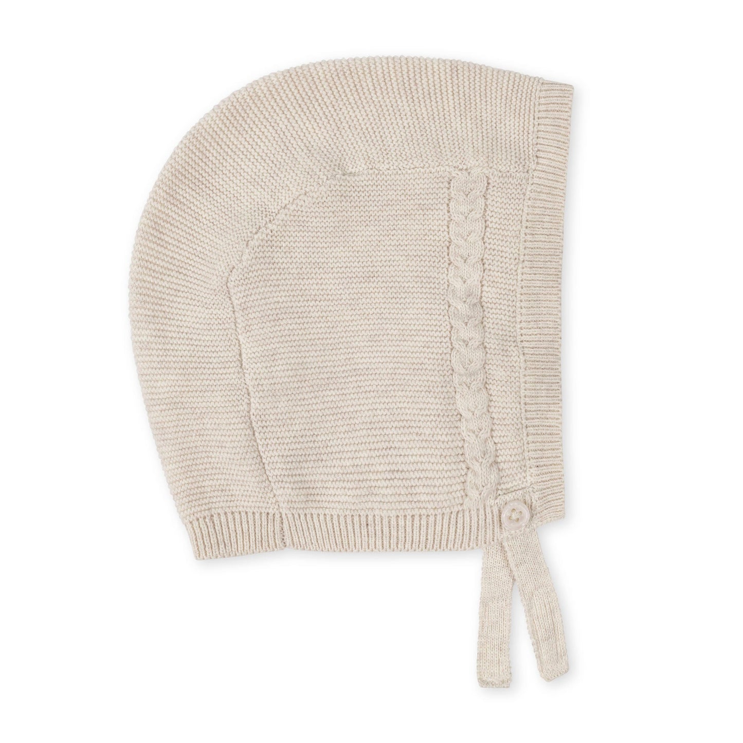 Organic Knit Baby Bonnet & Bootie Set