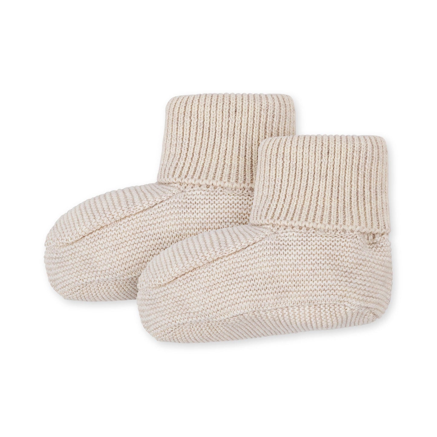 Organic Knit Baby Bonnet & Bootie Set