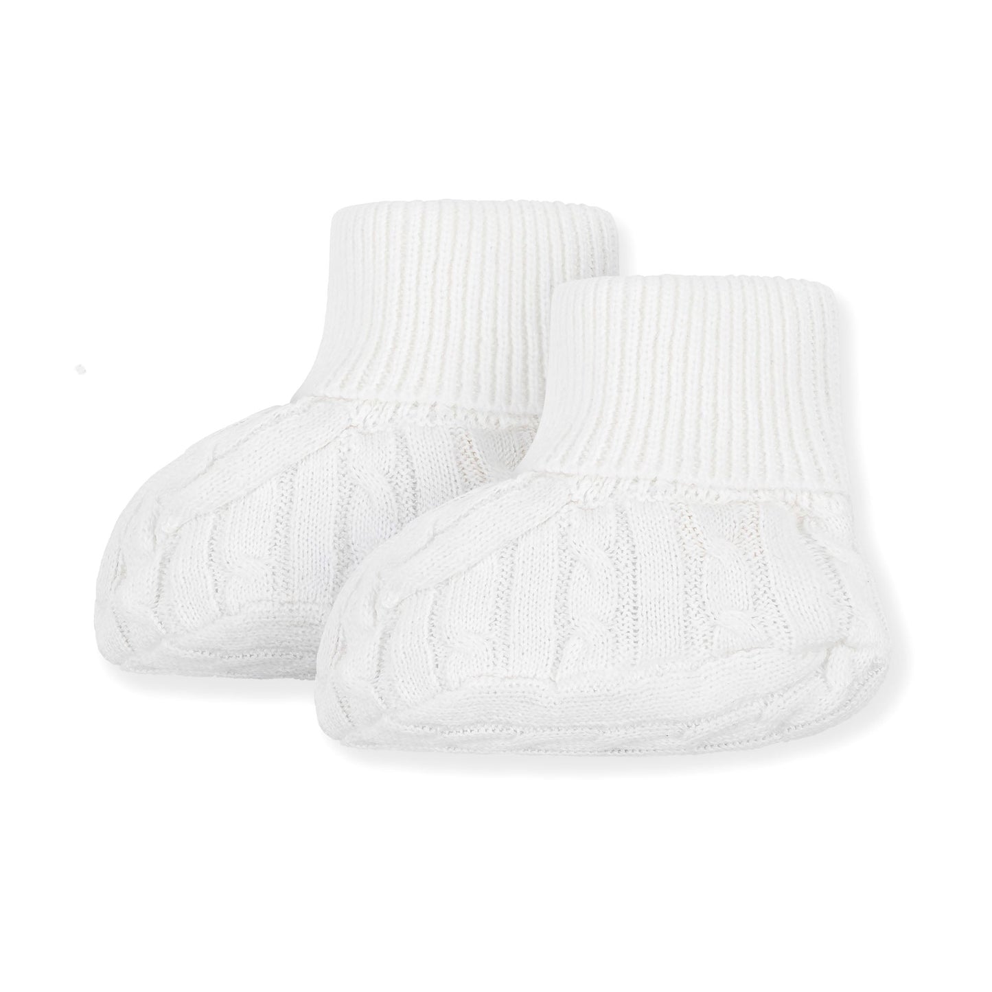 Organic Baby Sweater Beanie and Bootie Set