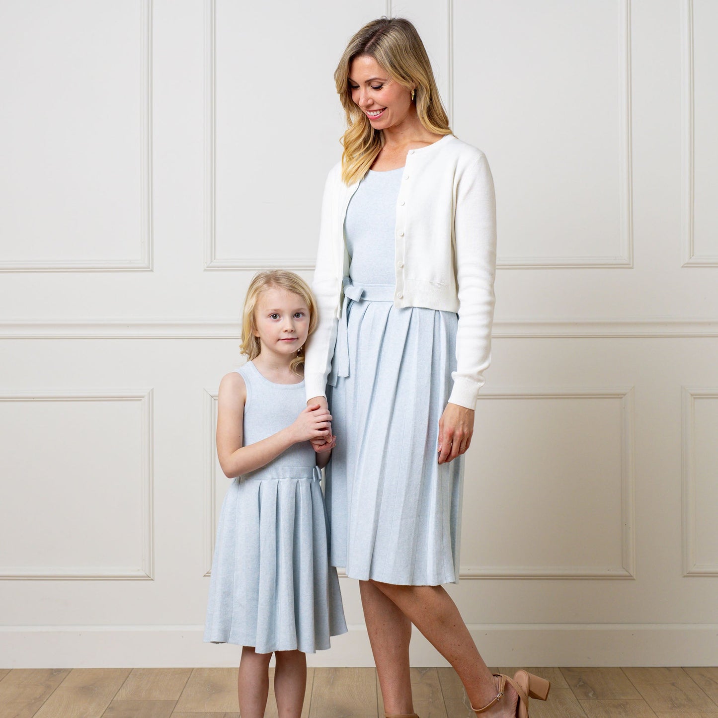 Organic Girls Pleated Sweater Dress