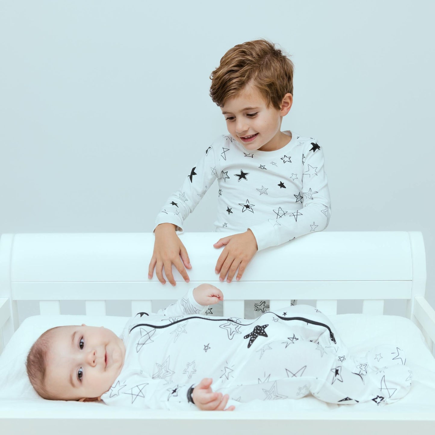 Organic Footed Baby Sleeper - Stars