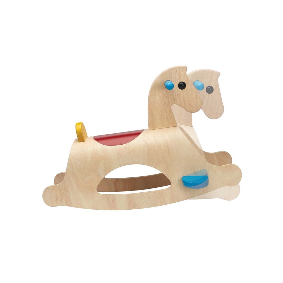 Wooden Palomino Rocking Horse