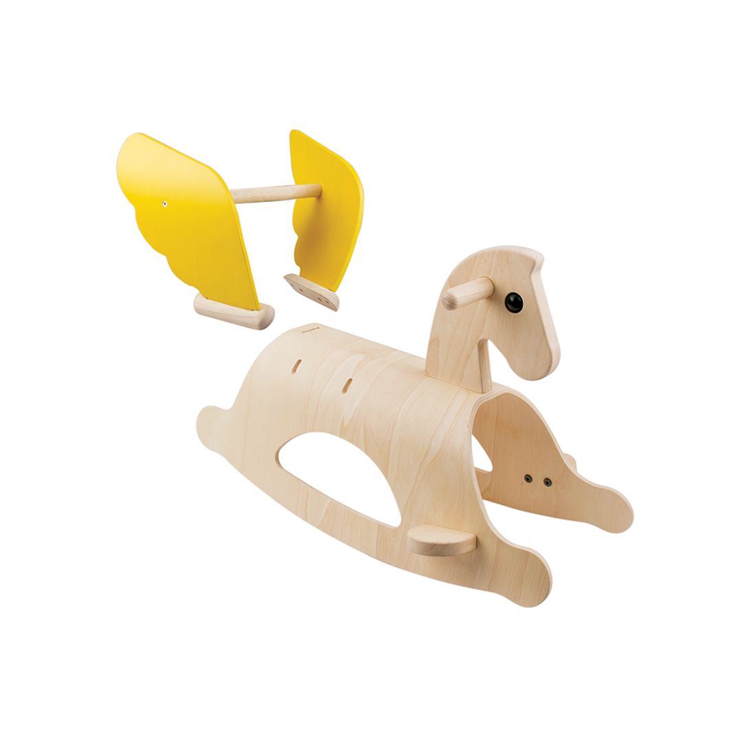 Wooden Rocking Horse Pegasus - Riding Toy