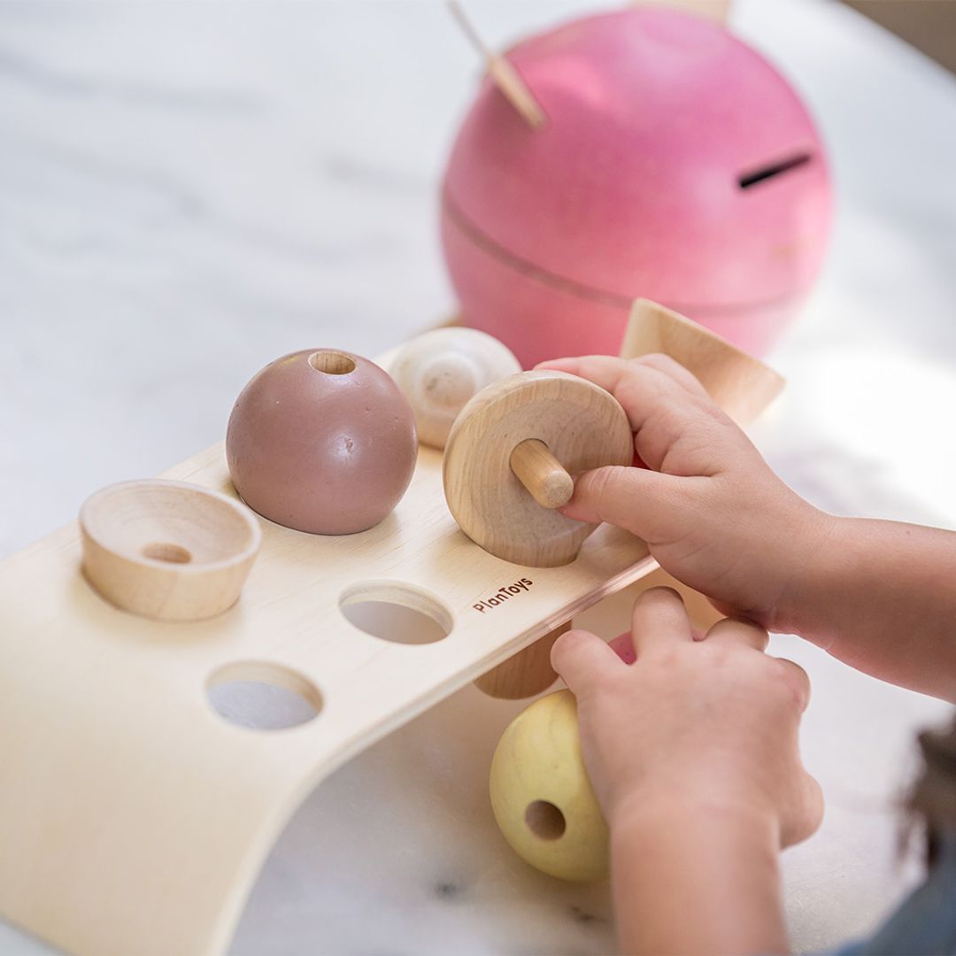 Wooden Ice Cream Set