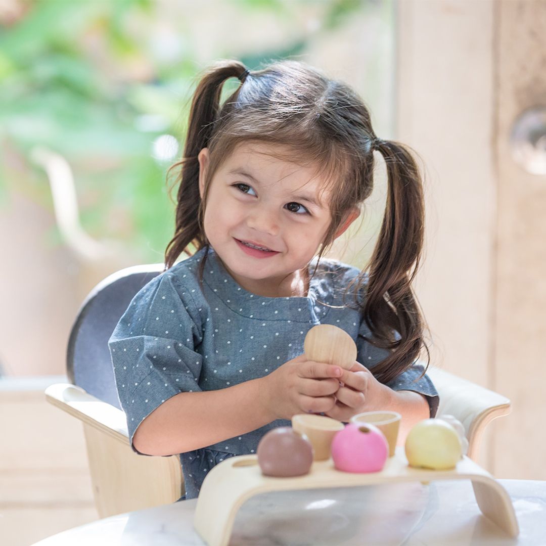 Wooden Ice Cream Set